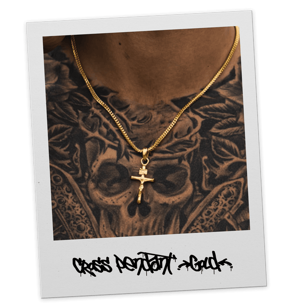 Cross Pendant - (Gold)